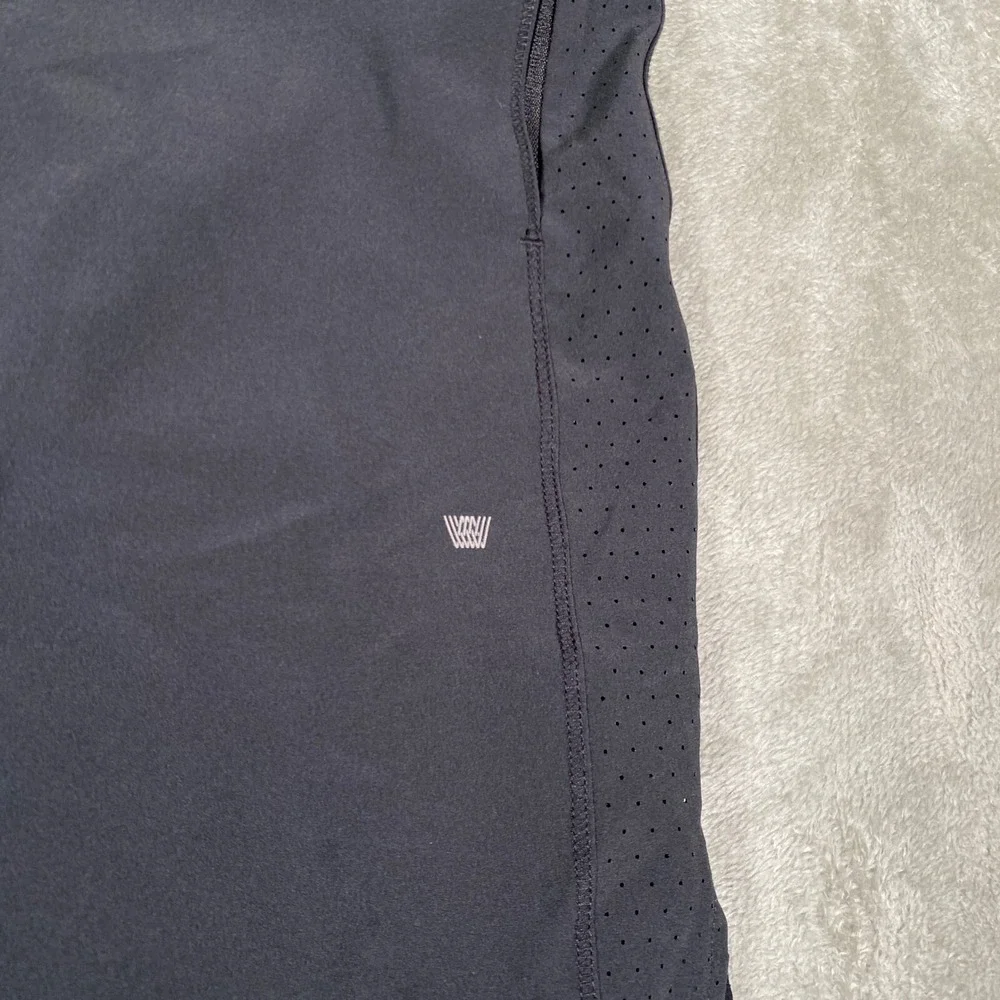 Mack Weldon Shorts Stealth Mens XL Black Polyester Spandex Active‎ Gym Running